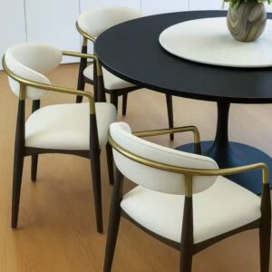 wooden dining table and Chair